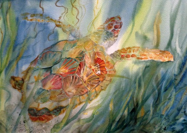 Painting under water