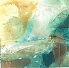 "Turquoise Leaf" by Renea Erickson $125