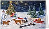 10 pack Greeting Cards "Snow Dogs"