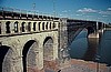 "Eads Bridge in Color II" by artist Garry Rose.