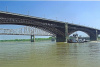 "Eads Bridge in Color I" by artist Garry Rose