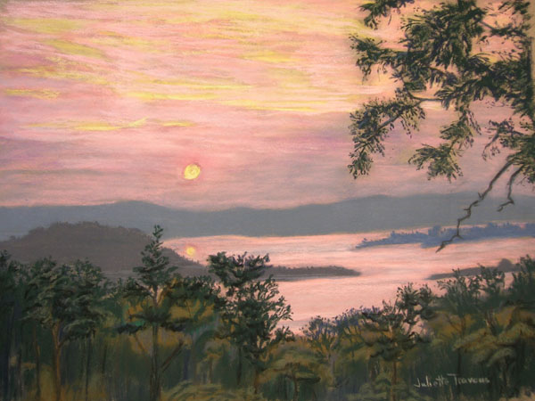 "Bull Shoals Lake" by artist Juliette Travous.