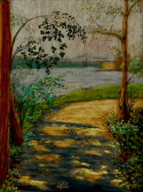 "Bridge to St Charles" by artist Juliette Travous.